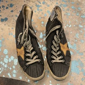 Golden Goode slide - vintage vintage!  37 navy